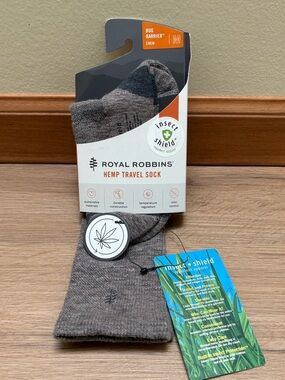 Royal Robbins Hemp Travel Crew Socks - Insect Shield